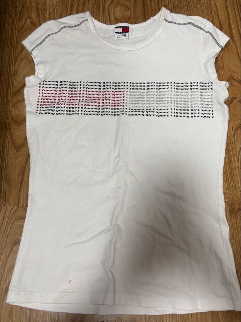 Tommy Hilfiger Y2k shirt (Category: Others Tops) located in Quezon City. Submitted by declutterbynini (Listing ID 1351654755, Image 1). Description: no flaws one of my fav its so cute bought this at japan .
