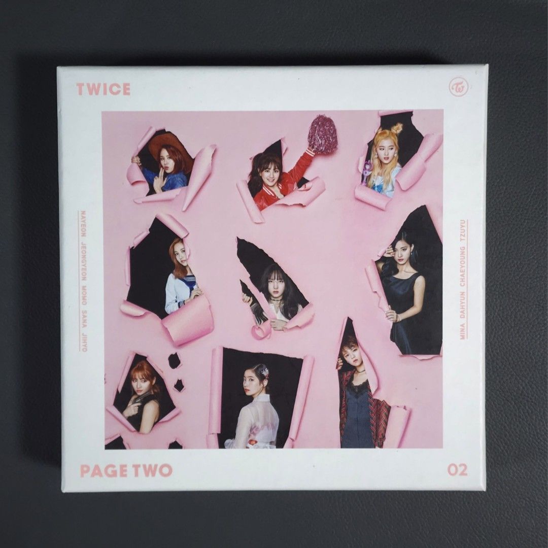 TWICE - PAGE TWO Album (pink ver) (Category: K-Wave Merchandise) located in Pasig City. Submitted by hyooooo (Listing ID 1351769600, Image 1). Description: These are the actual photos of the item, there is no packaging fee, and this is on hand/ready for shipping. For more inquiries, feel free to send a message. MOD: gogoxpress, j&t, lalamove/grab MOP: gcash, paymaya, bank transfer (PAYO) ______________________________________________ Inclusions: 