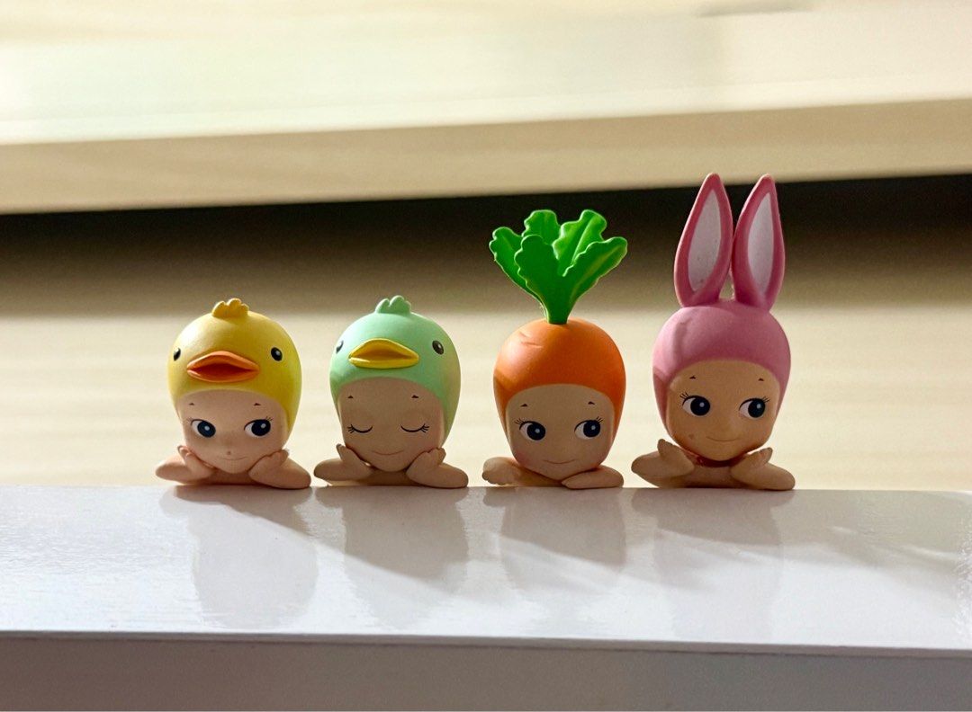 used sonny angel hippers (with flaws) (Category: Designer & Blind Box Toys) located in Manila. Submitted by aeruleux (Listing ID 1351716967, Image 1). Description: rabbit & carrot sold mop: gcash mod: jnt 📍pampanga.