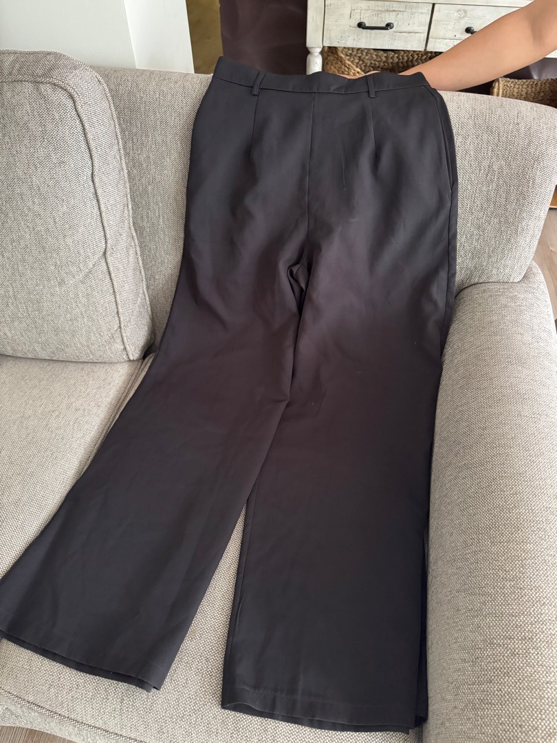 High Rise Pocketed Wide Leg Pants