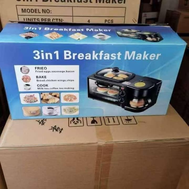 3in1 Breakfast Maker (Category: Cookers) located in Manila. Submitted by bambooreye87652 (Listing ID 1351830112, Image 1). Description: Open for bulk orders‼️ Pick up✔️ Deliver✔️ Mop:Cod, Gcash, Bank transfer.