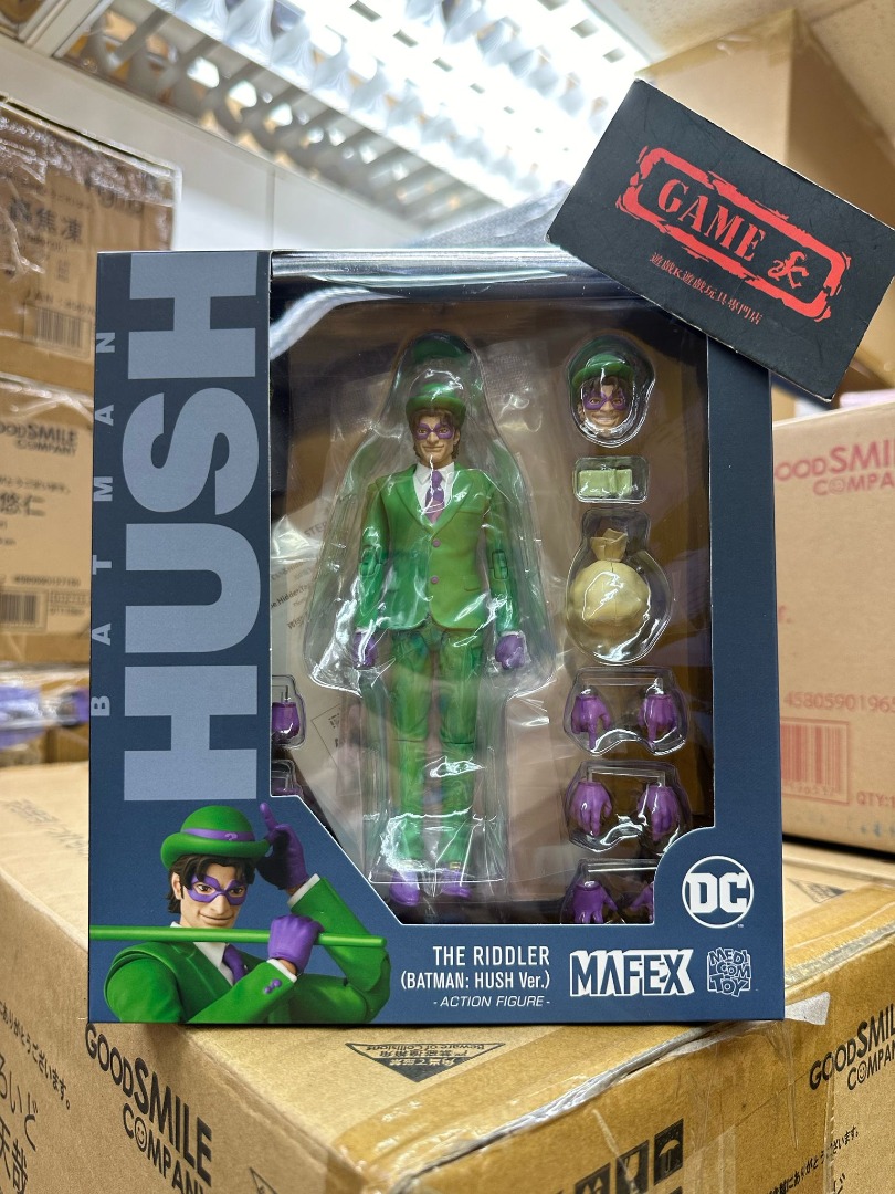 全新 日版 MEDICOM TOY MAFEX No.228 THE RIDDLER（BATMAN HUSH Ver.）蝙蝠俠 緘默 謎天大聖 ...