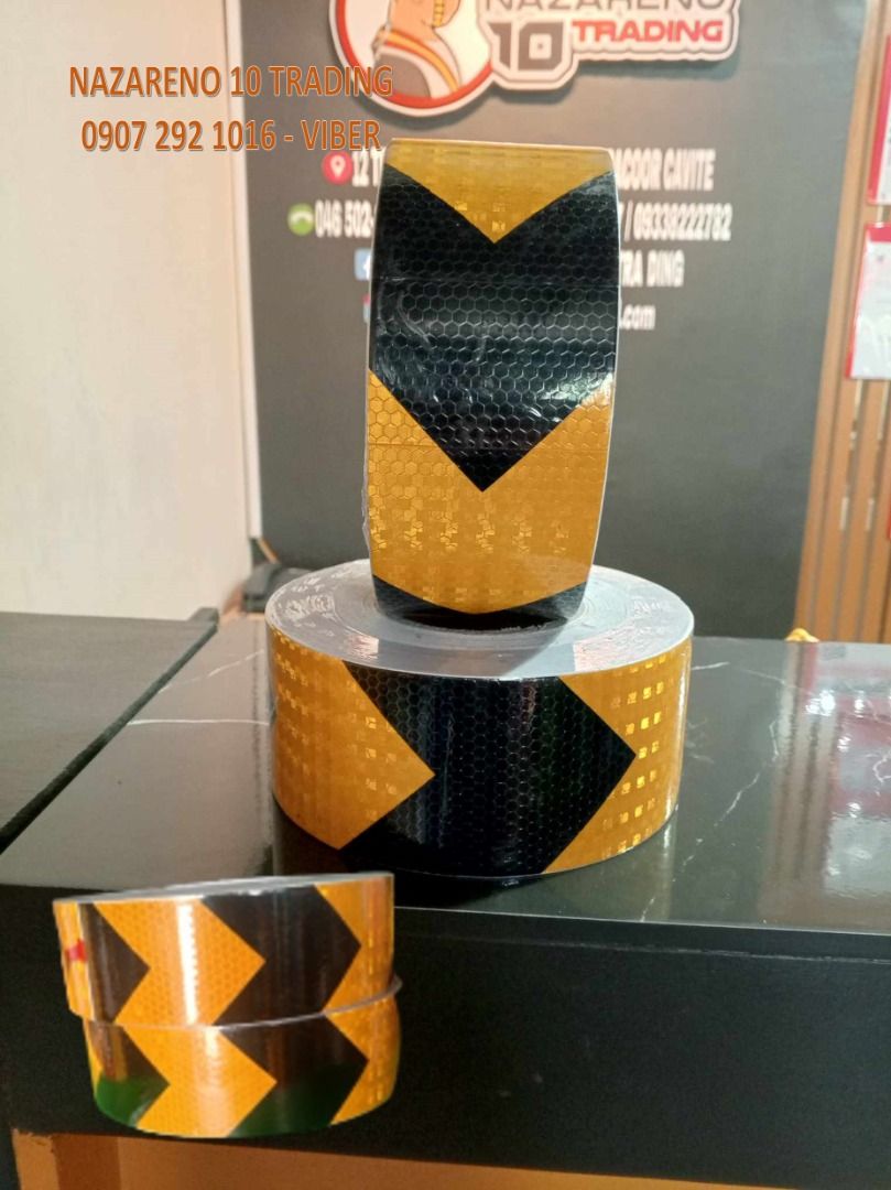 Arrow type Reflectorized sticker 119 (Category: Industrial Equipment) located in Bacoor. Submitted by Kuyaa-Tutoy (Listing ID 1351852439, Image 1). Description: Reflectorized Sticker Zebra tape 2" x 50 Meters 3" x 30 Meters 4" x 30 Meters Also we have: Caution tape Danger tape Plastic chain For more info message/call us: 0907 292 1016 0933 822 2782 0933 855 9510 0956 702 8557 LANDLINE 046 502-14-60 046 416-39-20 Head office: Nazareno 10 Trading #