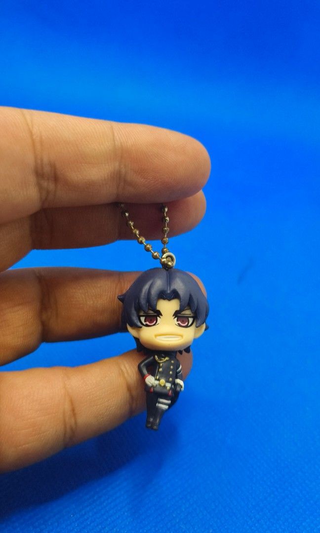 Bandai Gashapon anime figure keychains bungo stray dogs and seraph of the end (Category: Designer & Blind Box Toys) located in Quezon City. Submitted by angeleye7.authentic.source (Listing ID 1351875046, Image 1). Description: 165 each.