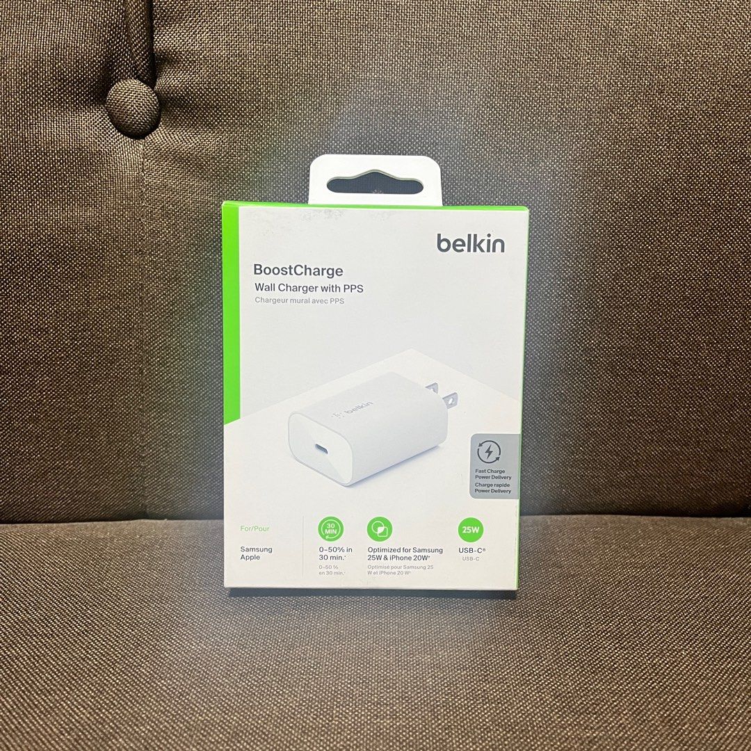 Belkin BoostCharge Wall Charger with PPS Powerbrick (Category: Chargers & Cables) located in Mandaluyong City. Submitted by declutterlover (Listing ID 1351868569, Image 1). Description: full disclosure: got this for free when i bought an ipad hehe :) never been used nor opened!.