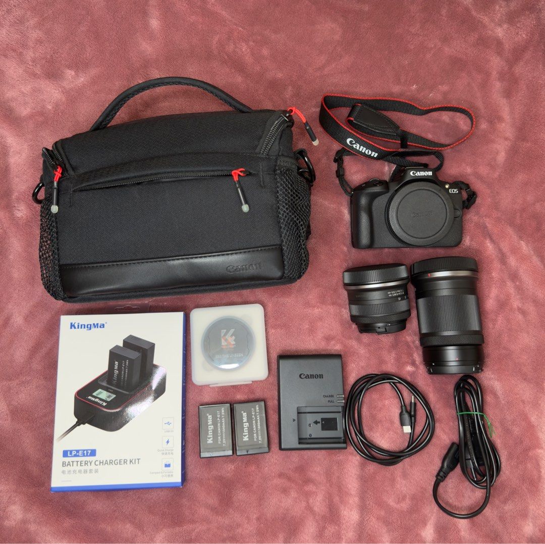 Canon EOS R50 (RF-S 18-45mm & 55-210mm ) FREE DRY BOX, Photography ...