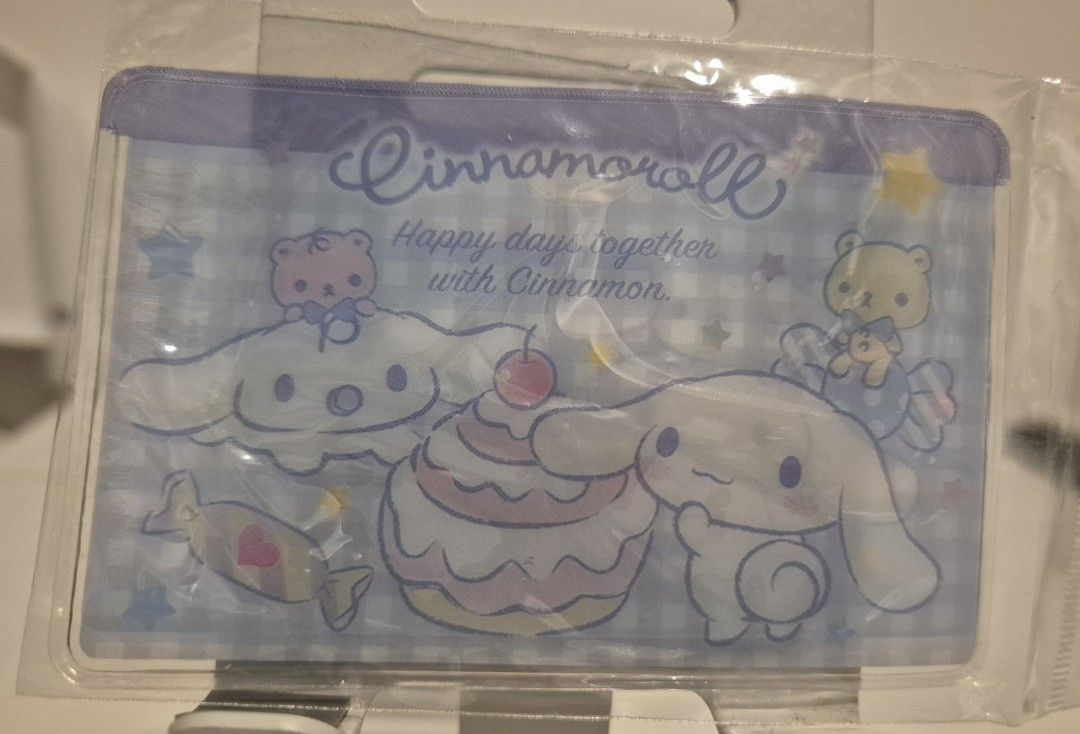 Cinnamoroll card case (Category: Wallets & Card holders) located in Makati City. Submitted by Vnerrie (Listing ID 1351805639, Image 1). Description: Cinnamoroll card case Pictures 1 & 2 (1st design, front & back) Pictures 3 & 4 (2nd design, front & back).