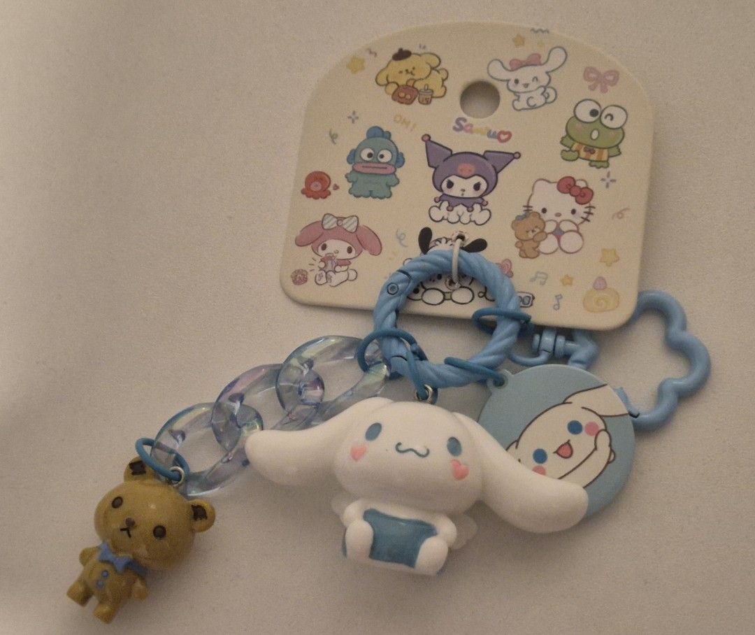 Cinnamoroll keyring (Category: Character Goods) located in Makati City. Submitted by Vnerrie (Listing ID 1351806309, Image 2). Description: Cinnamoroll keyring Brand New.