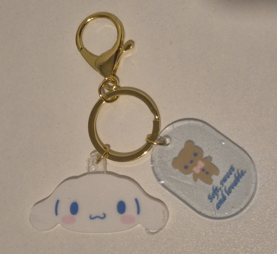 Cinnamoroll keyring (Category: Character Goods) located in Makati City. Submitted by Vnerrie (Listing ID 1351809587, Image 1). Description: Cinnamoroll keyring Brand new.