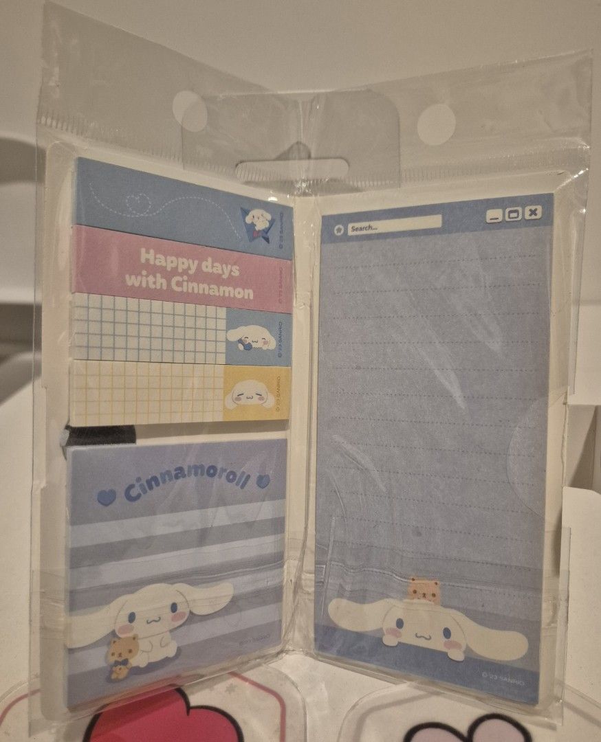 Cinnamoroll notepad (Category: Stationery & School Supplies) located in Makati City. Submitted by Vnerrie (Listing ID 1351809110, Image 2). Description: Cinnamoroll notepad wirh magnetic clasp closure Brand New Sanrio license.