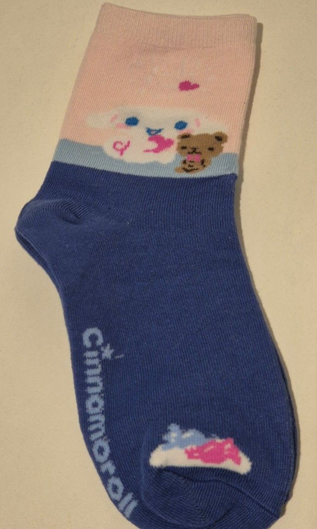 Cinnamoroll socks (Category: Socks & Tights) located in Makati City. Submitted by Vnerrie (Listing ID 1351803884, Image 2). Description: Cinnamoroll socks 100 ea.