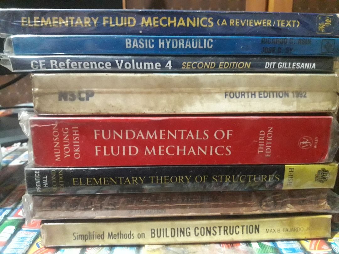 Civil engineering books (Category: Textbooks) located in Makati City. Submitted by jaaabaloyan (Listing ID 1265248003, Image 1). Description: Civil engineering books.