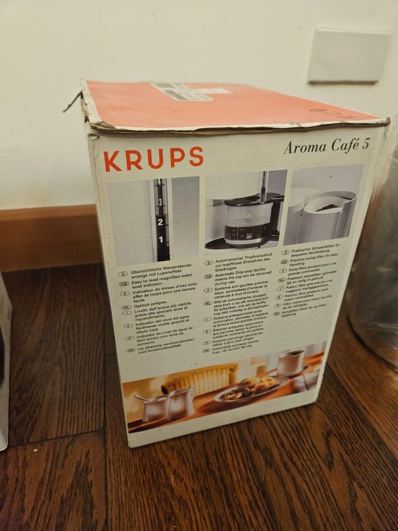 Coffee Machines and an ice bucket (Category: Coffee Machines & Makers) located in Quezon City. Submitted by fluffymoose0424 (Listing ID 1351782013, Image 1). Description: Sold separately KRUPS Aroma Cafe 5 - 1600 (SRP 1695) Cuisinart Premier Coffee Series 4-Cup - 3200 (SRP 3600) imarflex Coffee Maker ICM-300 - 1200 (SRP 1250) Icebucket w/ tongs - 800 No issues. Decluttering..