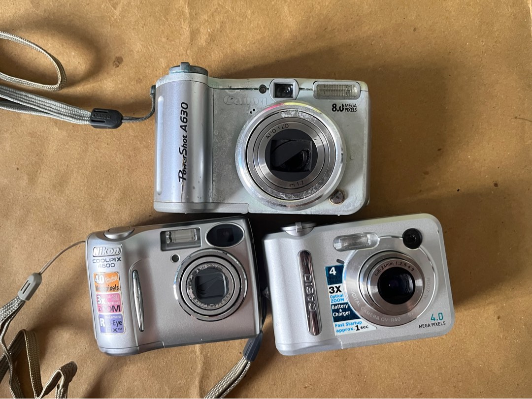 Digital Camera Set (Canon, Nikon, Casio), Photography, Cameras on Carousell