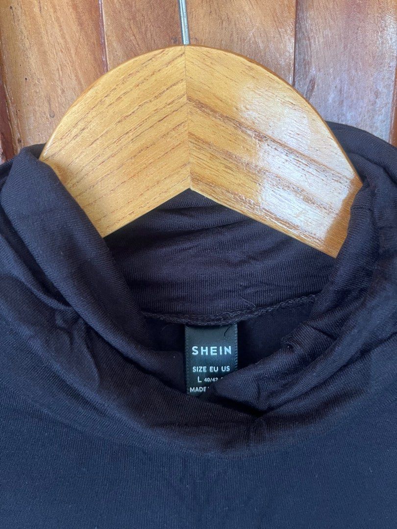 FOR SALE: Shein Black Blouse (Category: Blouses) located in Lipa City. Submitted by gelavs (Listing ID 1351822229, Image 2). Description: 100+ SF Fits small-large frame.