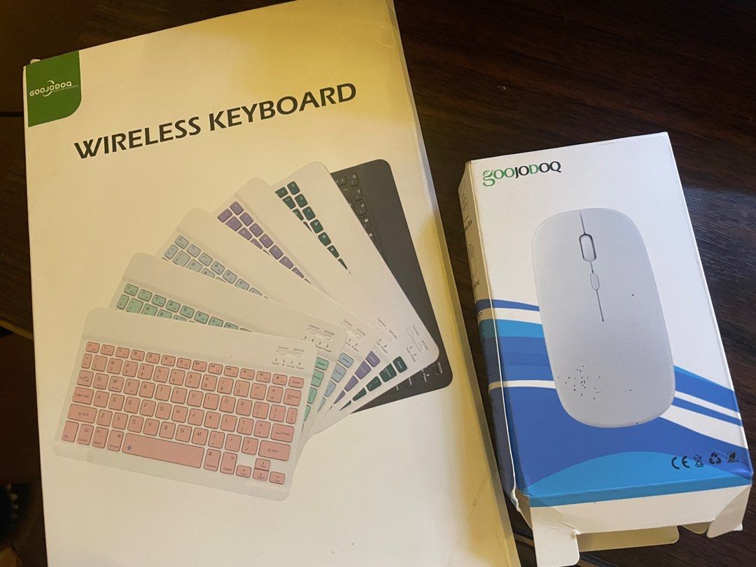 Goojodoq Bluetooth Wireless Keyboard with Mouse Pastel Green (Category: Computer Keyboard) located in Valenzuela. Submitted by K.Declutters (Listing ID 1351809048, Image 2). Description: Bought November 2024 Used only 2 times since then No flaws Still Working RFS: Bought a different keyboard MOP: Gcash MOD: Ggx, Lalamove, Meetup (SM Manila, SM Grand Central, PLM).