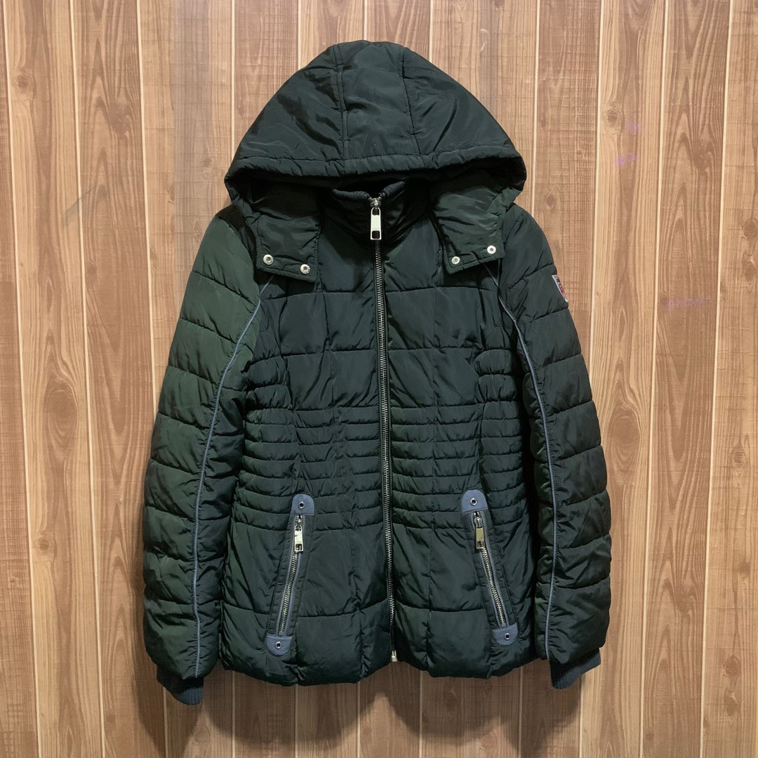 GUESS - Animal Print Puffer Jacket