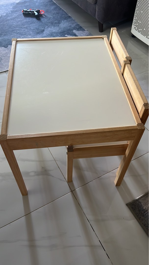 Ikea latt kids table, Furniture & Home Living, Furniture, Tables & Sets ...