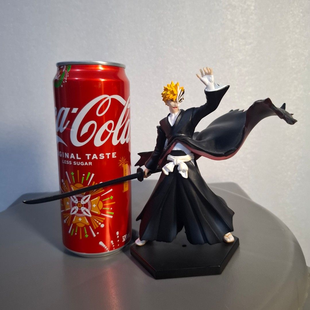 Japan Bandai (Category: Toy Figures) located in Singapore. Submitted by wongpp12345 (Listing ID 1351882380, Image 1). Description: •Japan Bandai，Anime Bleach，Character Ichigo Kurosaki collectibe figure toy PI。(no box) •self collect at simei，6pm→10pm，cash only，TEL:82093786 or whatapp.