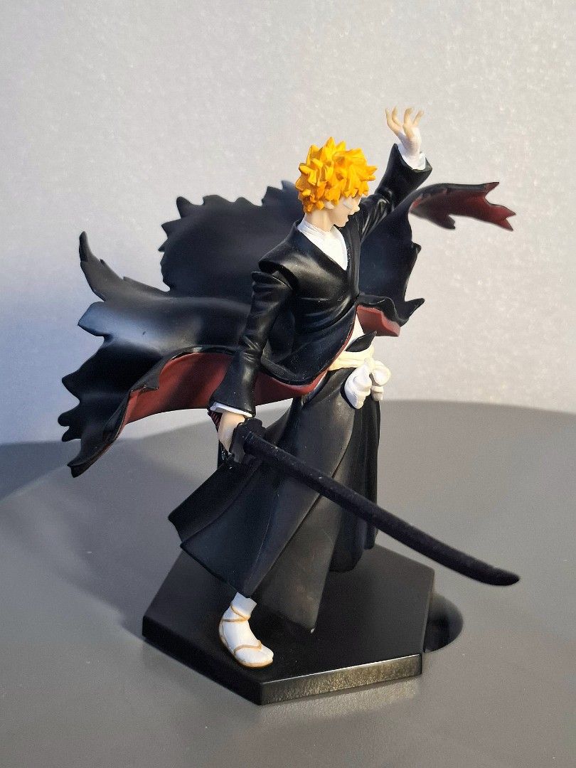 Japan Bandai (Category: Toy Figures) located in Singapore. Submitted by wongpp12345 (Listing ID 1351882380, Image 4). Description: •Japan Bandai，Anime Bleach，Character Ichigo Kurosaki collectibe figure toy PI。(no box) •self collect at simei，6pm→10pm，cash only，TEL:82093786 or whatapp.