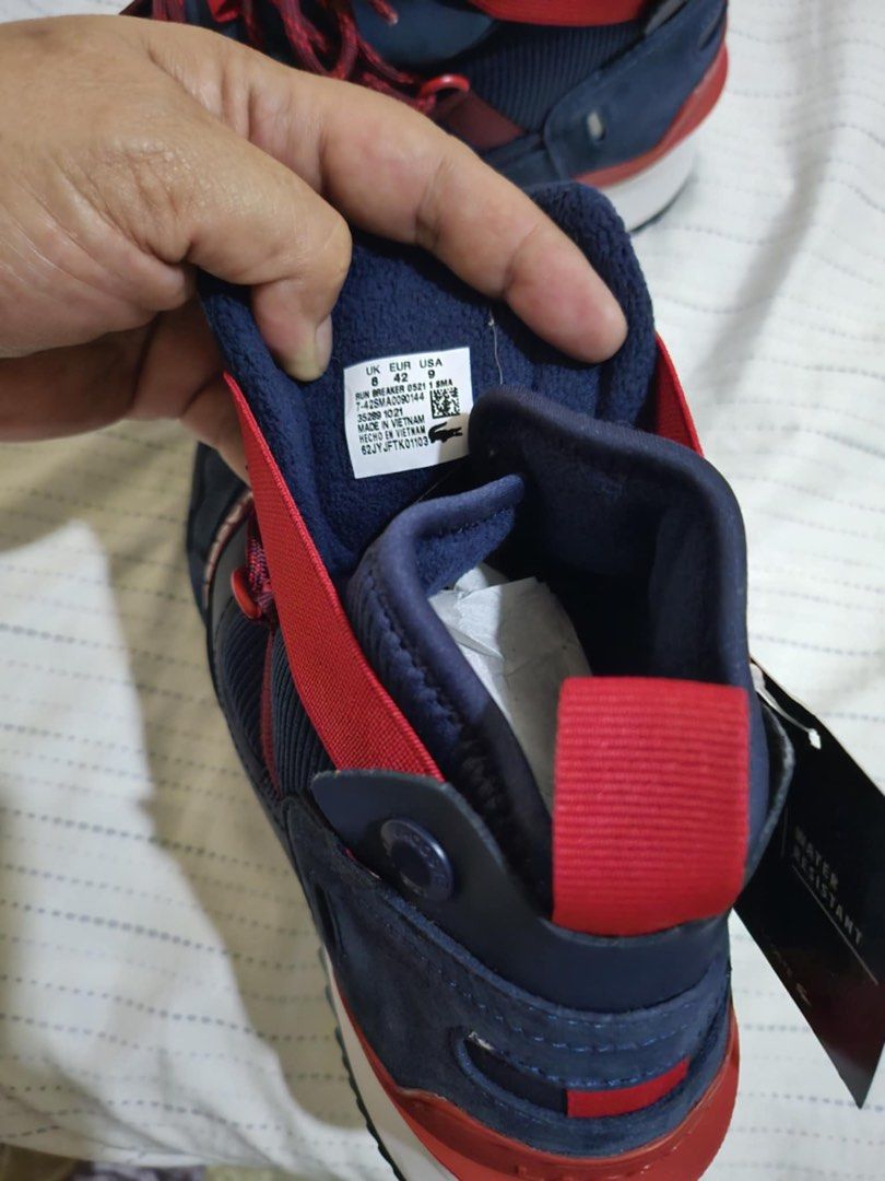 Lacoste mens run breaker (Category: Sneakers) located in Santa Rosa. Submitted by taireo (Listing ID 1351824197, Image 3). Description: Selling lacoste mens run breaker size 8UK 9US. Bnew no box. From US. Selling for only 5k. .