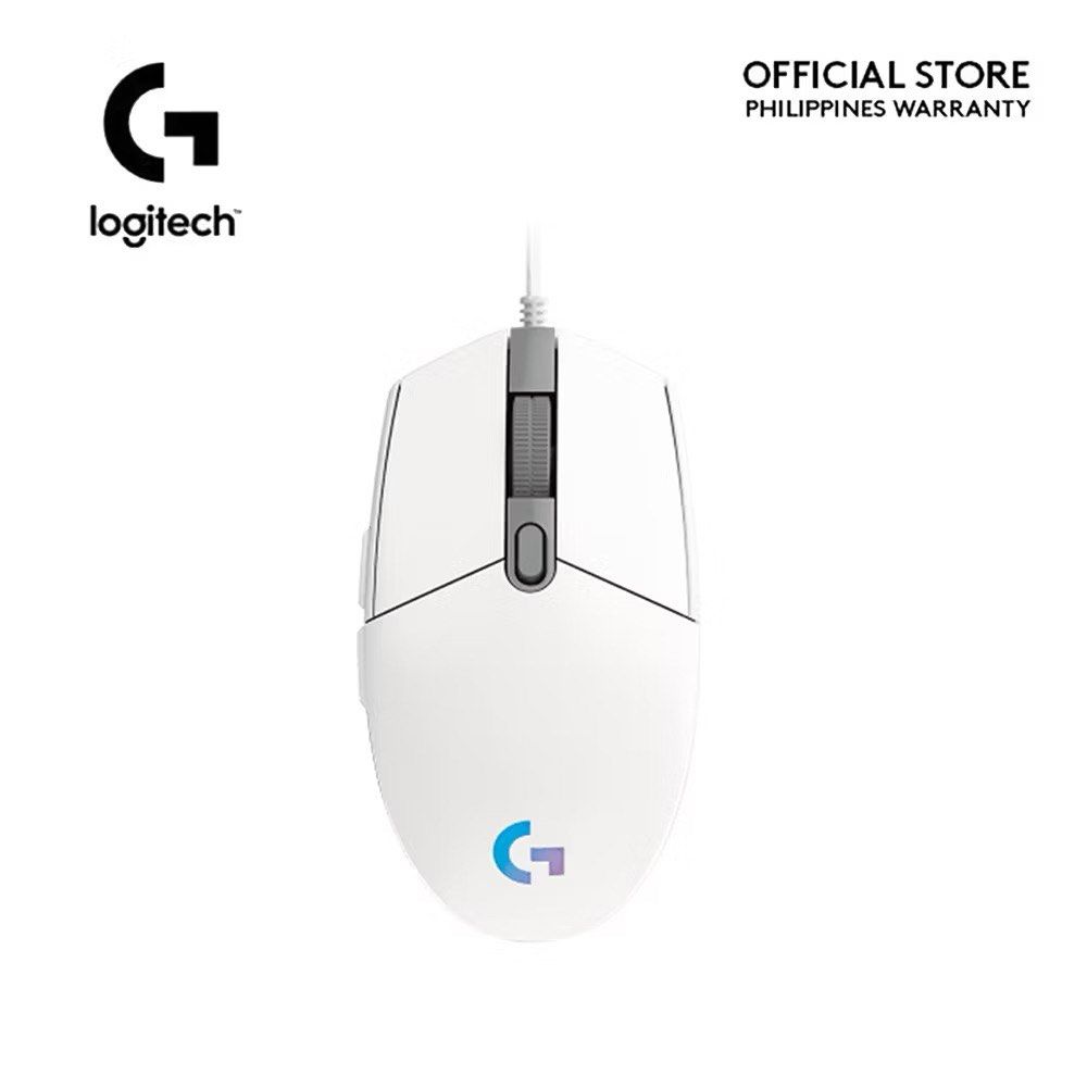Logitech G203 2nd Gen LIGHTSYNC RGB White (Category: Mouse & Mousepads) located in Quezon City. Submitted by adewaide (Listing ID 1351925964, Image 1). Description: Selling my personally owned rarely used Logitech G203 White bought last March 2024. No issues, with box. Can meet up within E. Rodriguez Sr. Ave/Espana or lalamove ONLY.