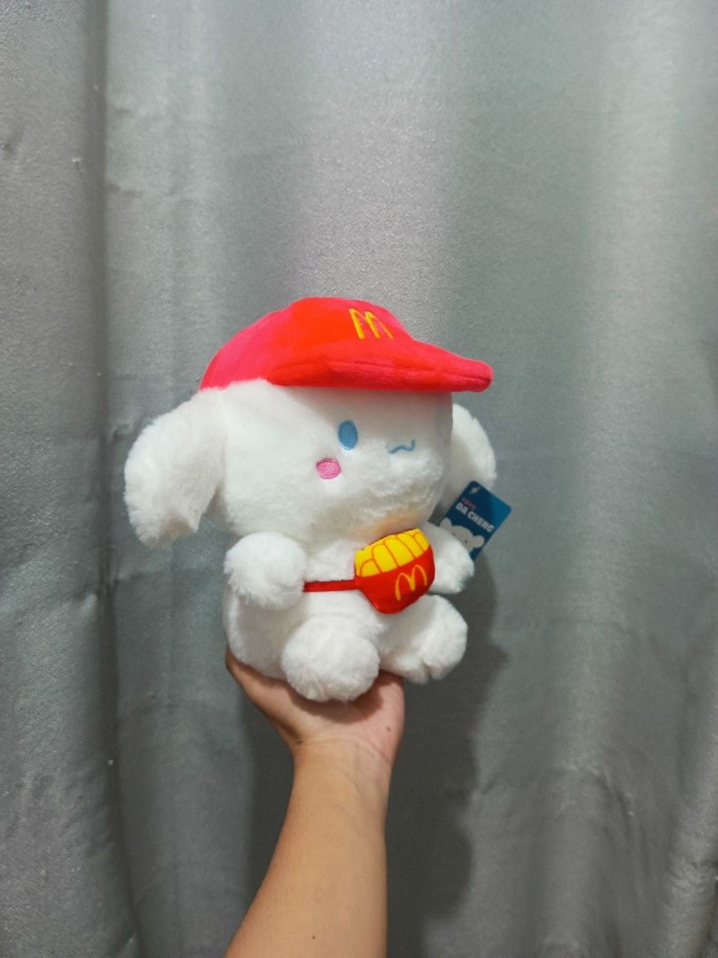 McDonald's Cinnamoroll Plush Toy (Category: Plushies & Soft Toys) located in Santa Rosa. Submitted by squishyfables (Listing ID 1351826012, Image 2). Description: Brand New with papertag ✨.