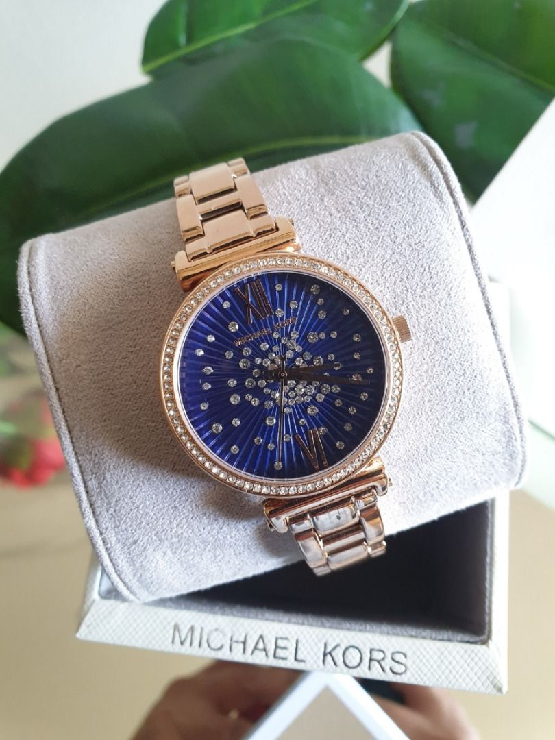 Michael Kors Ladies Watch - MK3971 Sofie Quartz Fixed Crystal Bezel ...