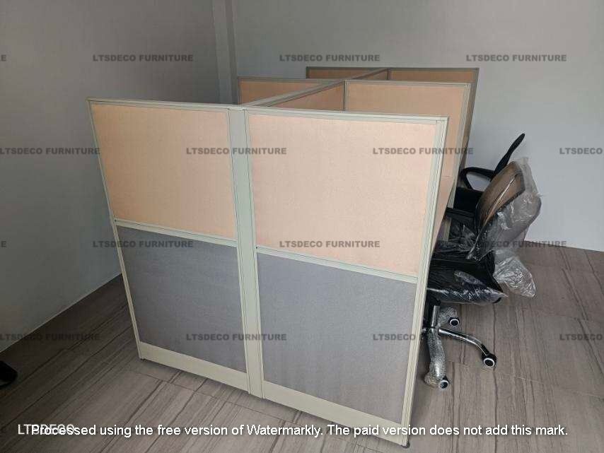 MODULAR TABLE WORKSTATION LINEAR CUBICLES OFFICE PARTITION, Furniture ...