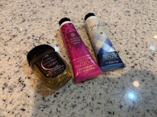 NEW Authentic Bath & Body Works BBW Gingham & Twisted Peppermint Hand Cream, Into The Night Pocketbac Sanitizer