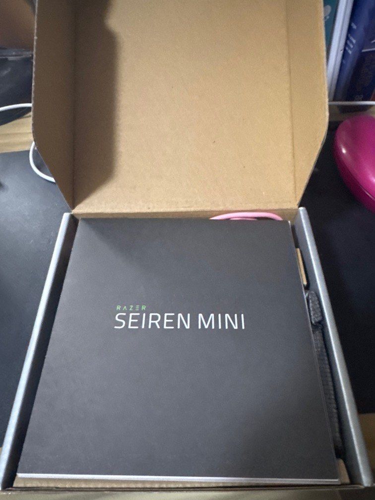 Razer Seiren Mini (Category: Microphones) located in Mandaluyong City. Submitted by nikkilablab (Listing ID 1351780571, Image 3). Description: Razer Seiren Mini - Ultra-Compact Condenser Microphone Quartz RZ19-03450200-R3M1 Clarity Made Compact Big sounds can come in small packages. Meet the Razer Seiren Mini—an ultra-compact condenser mic that’s the perfect fit for professional grade-audio with any streaming or video call setup. Ultra-Precise Su
