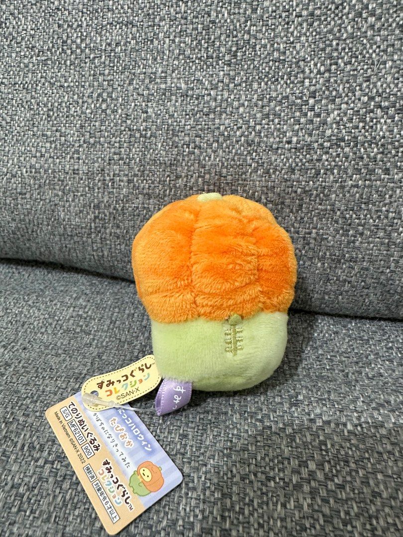 San-x Sumikko Gurashi tapioca pumpkin tenori (Category: Designer & Blind Box Toys) located in Makati City. Submitted by biancabee25 (Listing ID 1351959208, Image 2). Description: San-x Sumikko Gurashi tapioca pumpkin tenori With paper tag Got it from Japan pasabuy (Mercari), on hand .