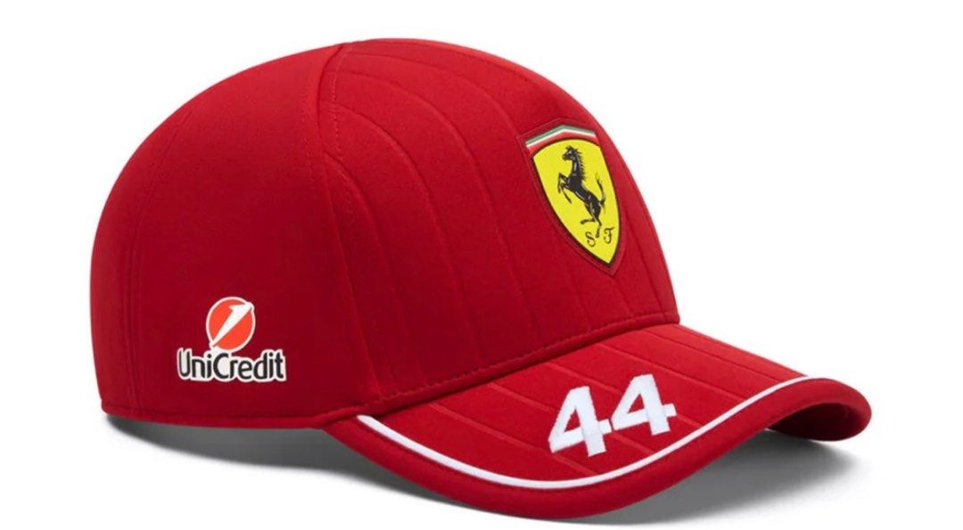 Scuderia Ferrari 2025 Lewis Hamilton Driver Cap, Men's Fashion, Watches