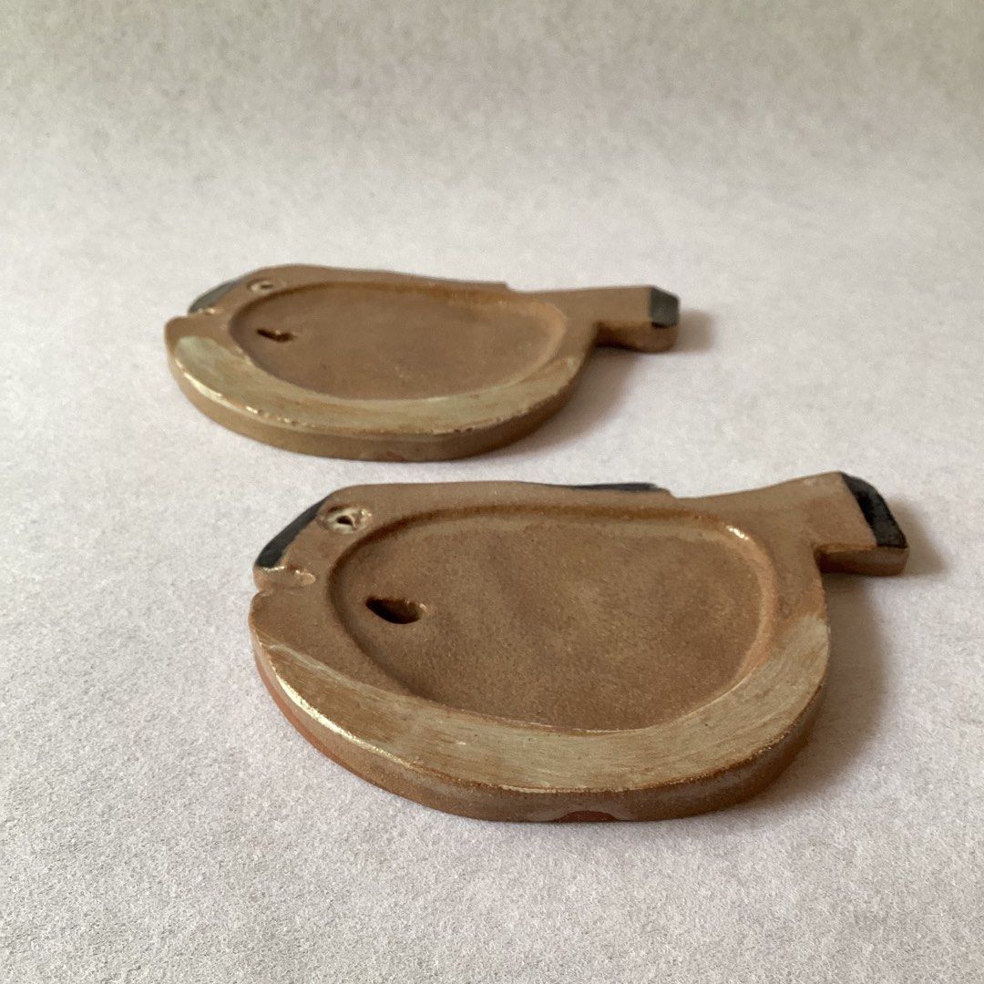 Stoneware Fish Coaster or Dessert Server with Potter’s Mark (Category: Coffee & Tea Tableware) located in Davao. Submitted by atbpshop192593 (Listing ID 1351940897, Image 3). Description: Php150 each (2 available) Stoneware Fish Coaster or Dessert Server with Potter’s Mark L: 5.5 inches W: 3.8 inches First to pay.