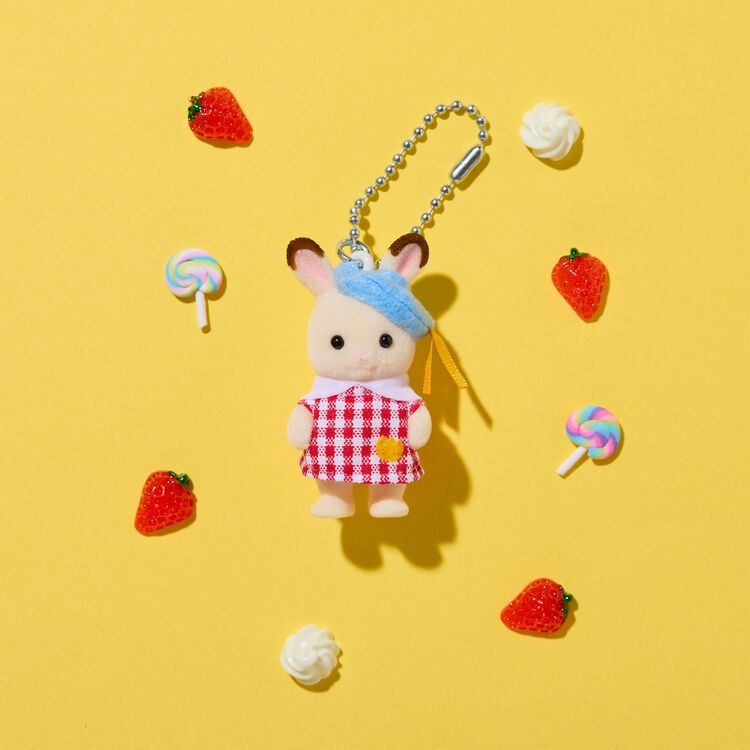 Sylvanian Families Keychain (Category: Character Goods) located in Quezon City. Submitted by pantone.u (Listing ID 1351897981, Image 3). Description: Sylvanian Families Keychain Brand New, On hand ₱ 680 ea + lsf 1. Choco Rabbit in School Uniform with Blue Hat 2. Charcoal Cat in Sailor Style Uniform with Pink Hat - sold 3. Baby Squirrel in Pajamas mop: gcash/bdo mod: ggx/jnt/sdd(lalamove/grab) loc: qc.