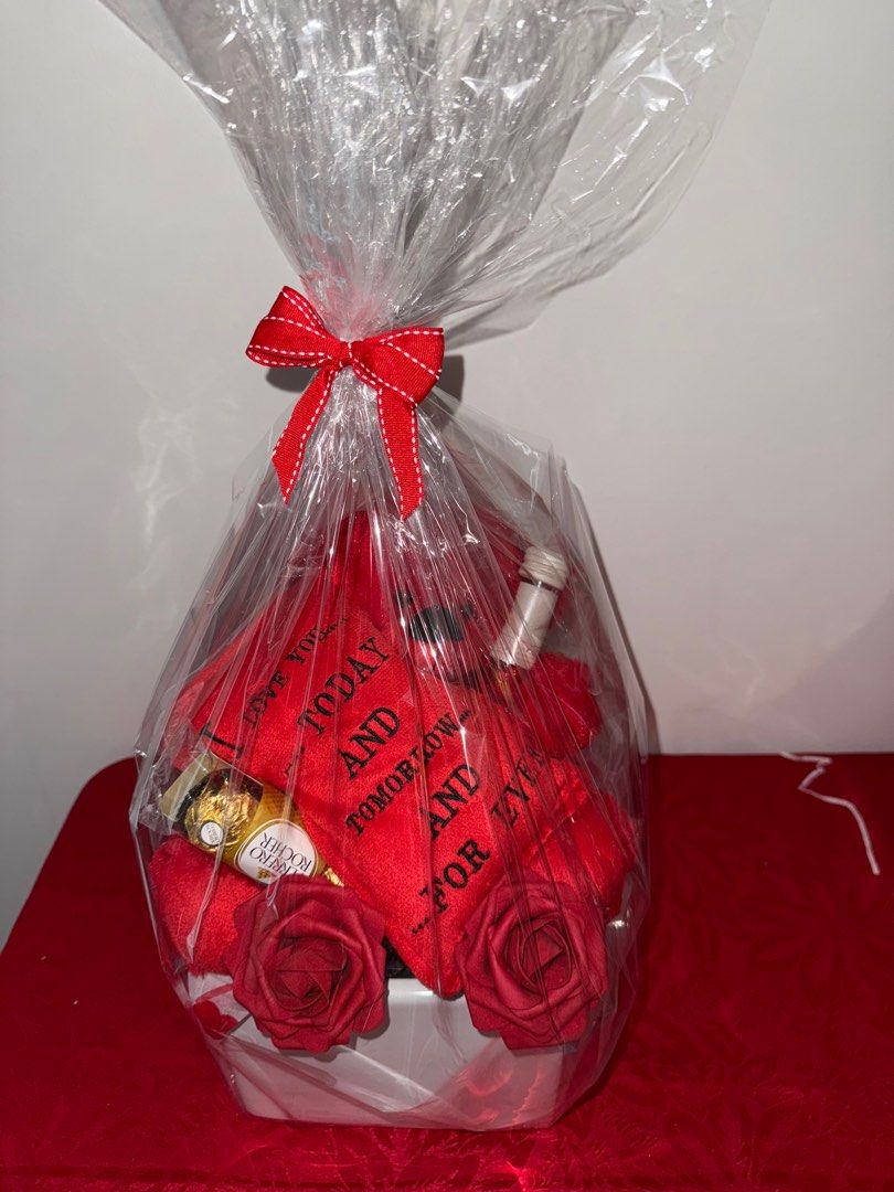 Valentines baskets and gifts (Category: Others) located in Merrylands. Submitted by natashaa1 (Listing ID 1351908482, Image 2). Description: ✨ Valentine’s Day Hampers & Custom Gift Boxes ✨ Looking for the perfect Valentine’s gift? Surprise your loved one with a beautifully curated hamper or a custom gift box! ❤️ What’s Inside? • Delicious chocolates • Elegant roses • Cozy pajamas • And so much more! ✨ Make It Personal! ✨ Customize your box with t
