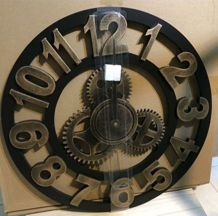 Vintage retro style wall hanging clock