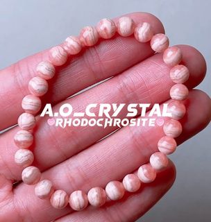 🇦🇷阿根廷紅紋石手鏈💖$150❤️天然冇入色🫶🏾🥳招靈魂伴侶💖愛神の石💘有助招正緣💘 紅紋石係招正桃花嘅靈石,尤其是靈魂伴侶廣泛人知👍🏻64227220250625110