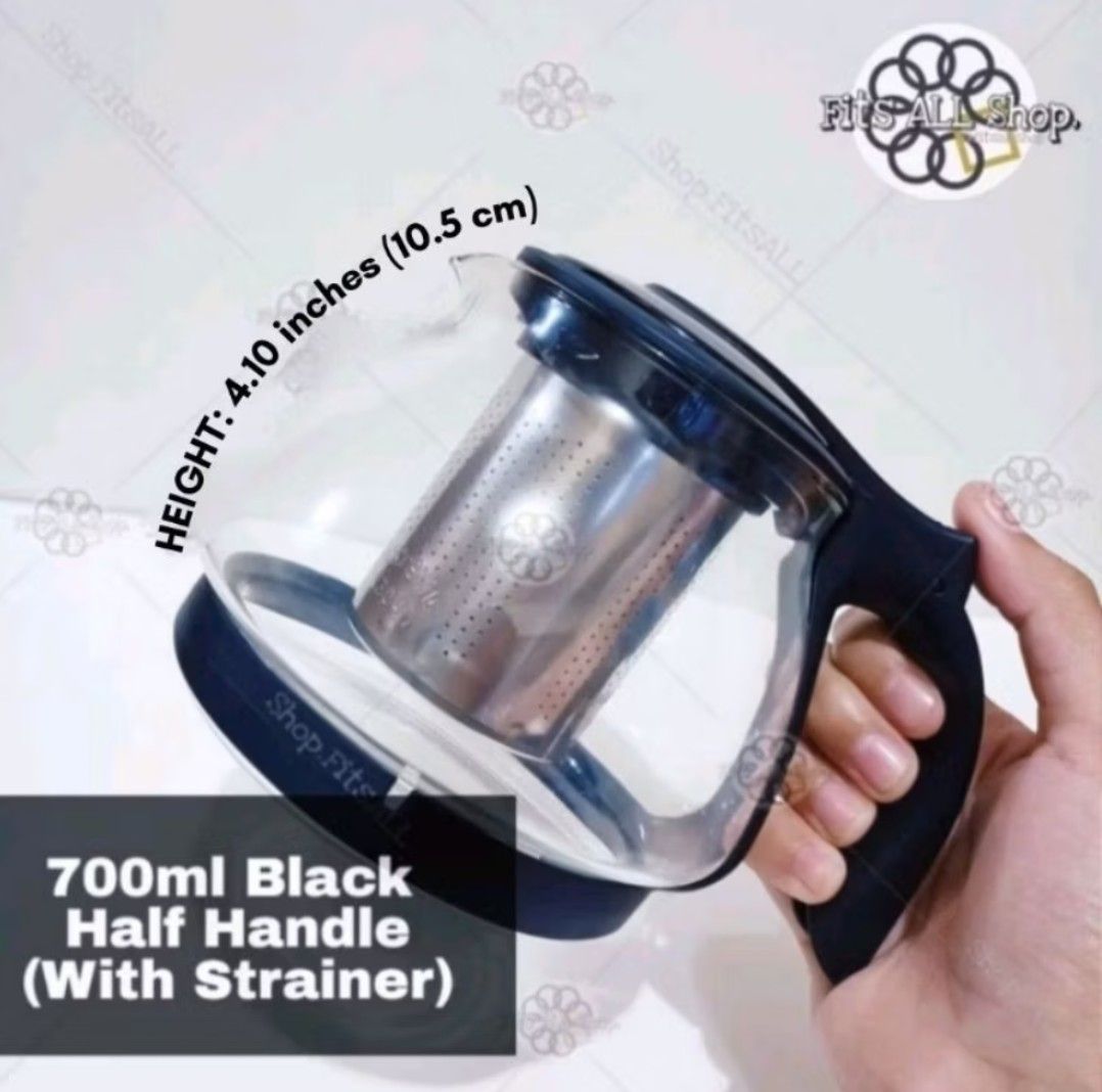 700ml Glass Coffee pot / Teapot w/ strainer|Coffee maker pot replacement (Category: Coffee & Tea Tableware) located in Carmona. Submitted by cherryxx4697 (Listing ID 1352021773, Image 3). Description: .