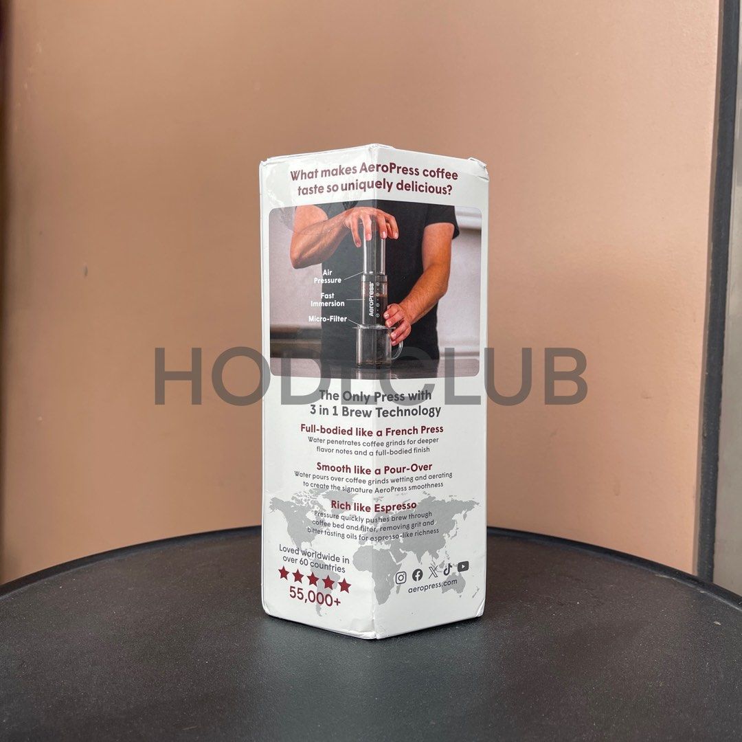 AeroPress Clear Coffee Press (Category: Coffee Machines & Makers) located in Manila. Submitted by hodlclub (Listing ID 1352038995, Image 3). Description: Brand new and sealed Original from USA 🇺🇸.