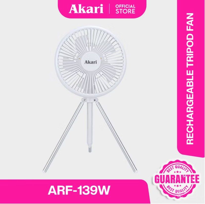 Akari Tripod Fan with Ambient Light (Category: Fans) located in Manila. Submitted by emercadejas (Listing ID 1352089178, Image 1). Description: Like new! Used a few times. Bought at orange app 🍊 with box pa..