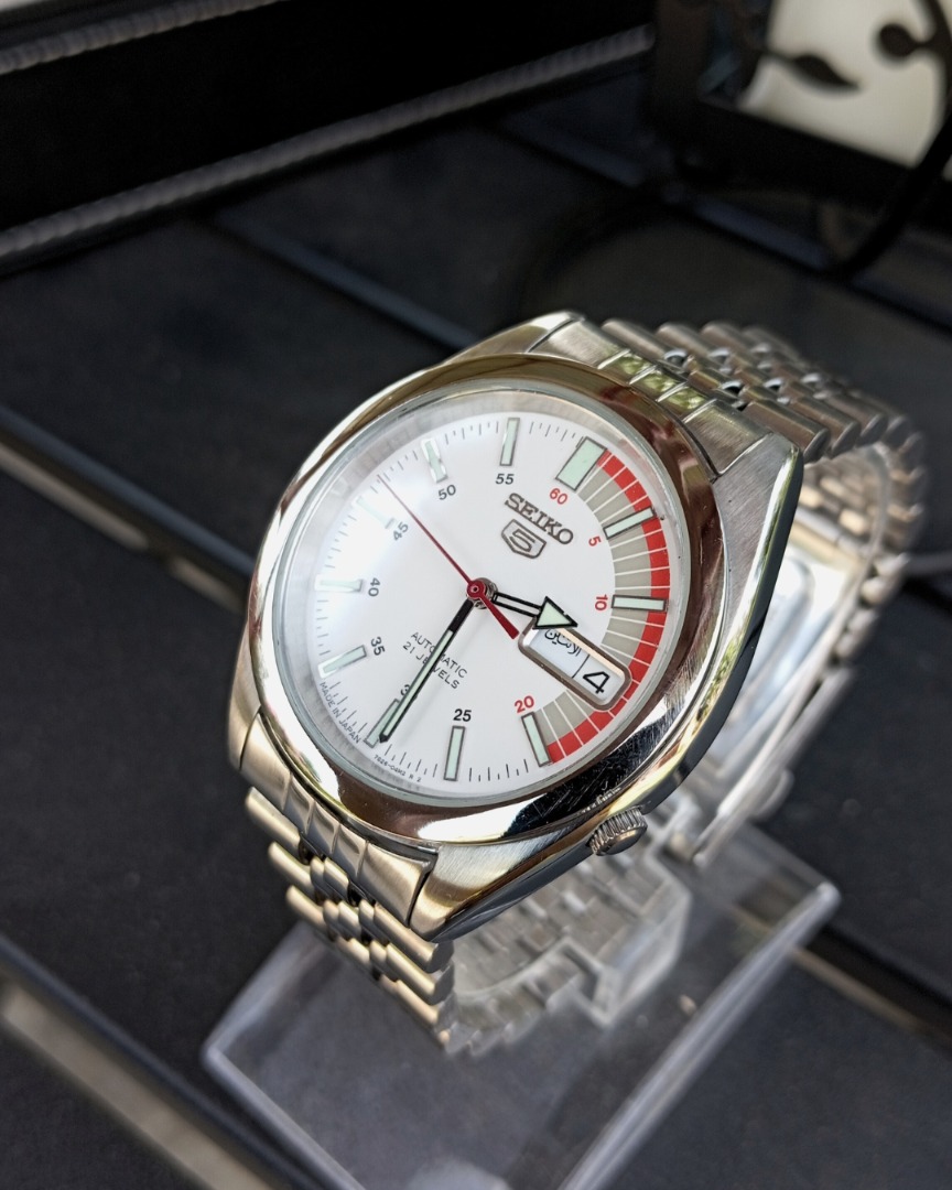 Authentic Seiko 5 White 