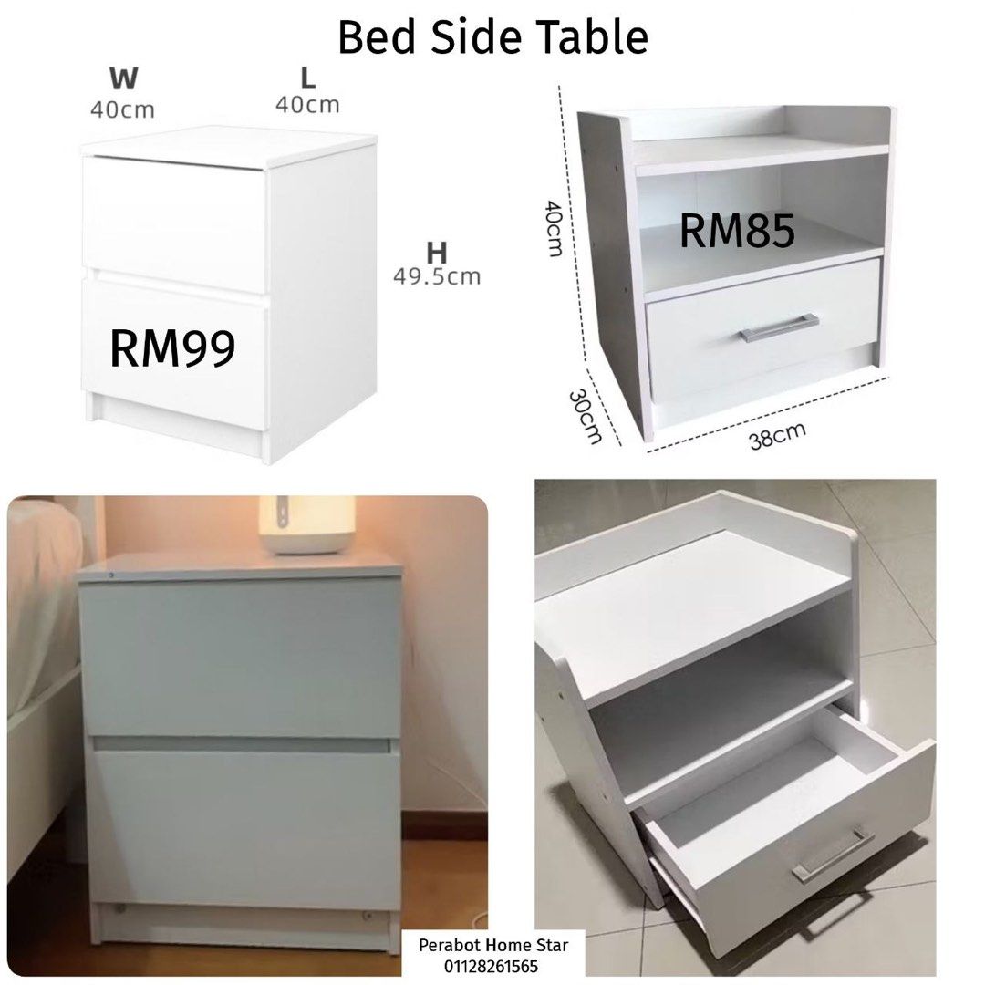 Bedside Table (Category: Tables & Sets) located in Subang Jaya. Submitted by ariffazri21 (Listing ID 1352150709, Image 1). Description: 👉Mesej untuk PAYMENT METHOD 👉Screenshot bukti pembayaran. 👉Berikan NAMA, ALAMAT & NOMBOR TELEFON dengan lengkap. 👉 **Please take note tracking no akan diberi dalam masa 2-5hari waktu bekerja** 👉 Jika ada kerosakan sila maklumkan dalam masa 3hari. Terima kasih❤ *List will be 'sold' when we stop selling it* .