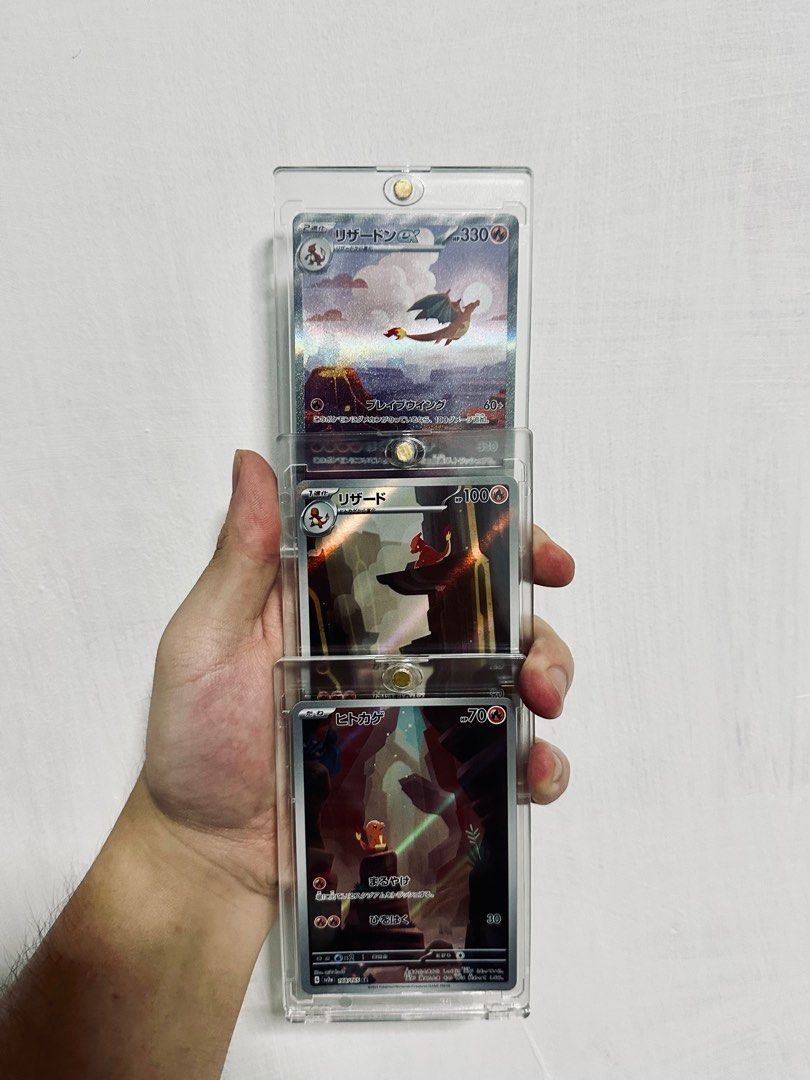 charizard 151 evolution set (Category: Raw Cards) located in Singapore. Submitted by danieltan98 (Listing ID 1351988450, Image 1). Description: can nego, good condition, please meet up at mrt and deal.