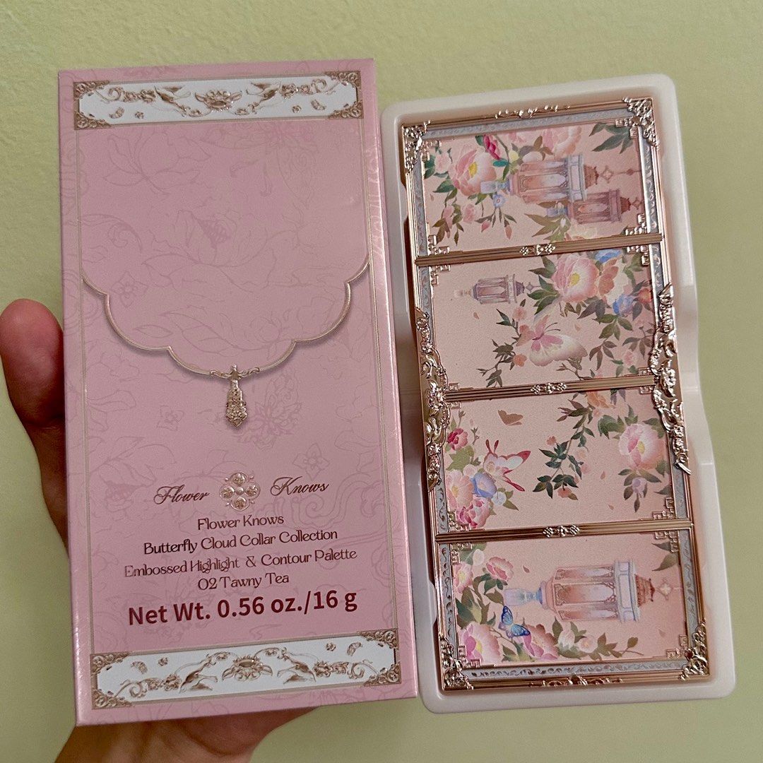 FLOWER KNOWS BUTTERFLY CLOUD COLLAR CONTOUR PALETTE (Category: Makeup) located in Mandaluyong City. Submitted by annyeong07_ (Listing ID 1351982186, Image 1). Description: .