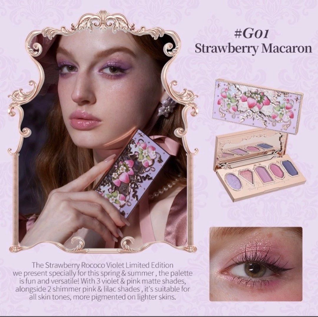 Flower Knows Strawberry Rococo Eyeshadow Palette (Category: Makeup) located in Manila. Submitted by karen_theshoppingqueen (Listing ID 1352138044, Image 1). Description: ONHAND AND ALWAYS READY TO SHIP‼️ Brand new and sealed‼️ All bought from Shoppe Flower Knows Official Store‼️ Can provide screenshot of purchase upon request✨ Free Little Angel or Midsummer Packaging Box when you buy 4 or more FK products on my listingsss😍 .
