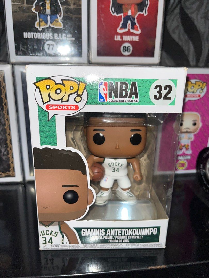 Giannis OG #32 Funko Pop (Category: Designer & Blind Box Toys) located in Trece Martires City. Submitted by Malonezo_ (Listing ID 1352133599, Image 1). Description: Rare Giannis OG Funko Pop, comes with free protector Item is located in Cavite Can ship via Lalamove/J&T Happy hunting .