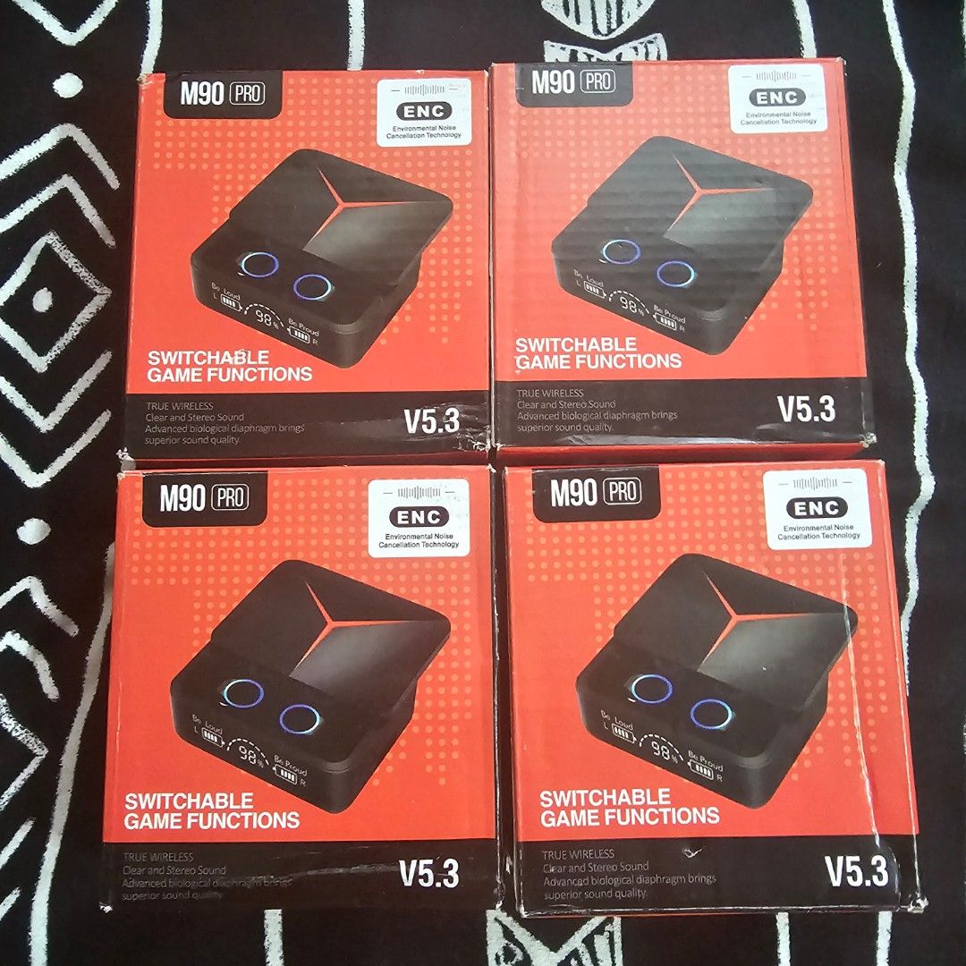 Good quality EARBUDS m90 Pro (Category: Earphones) located in Quezon City. Submitted by northernlegends (Listing ID 1351970191, Image 2). Description: Earbuds na pangharabas. Pwede pang jog or shoot around. Wag lang gamitin in game. 299.00 each 30 in stock 100+ more parating Stress tested a couple of units More than 3 hrs ko n gamit so i can vouch for this item. Good sound quality but dont expect it to sound like Beats or JBL of course. May be us