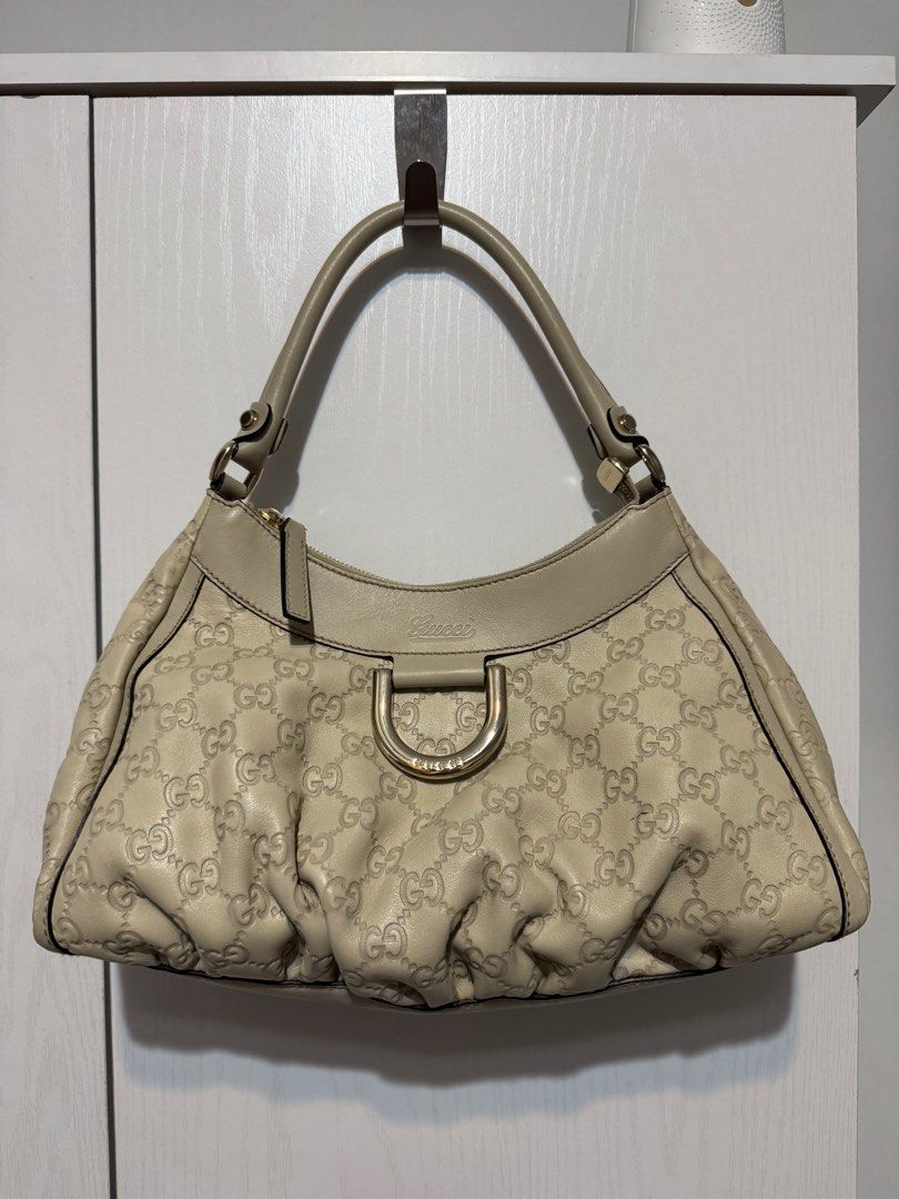 Gucci Leather D-Ring (Category: Luxury Bags & Wallets) located in Pasig City. Submitted by helpmedispose (Listing ID 1352038237, Image 2). Description: Has glue stains at the back Bought in japan.
