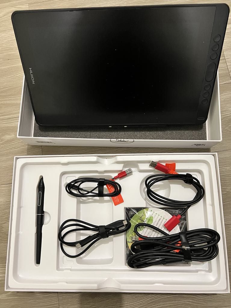 Huion Kamvas 13 (Category: Others) located in Victoria. Submitted by manumd (Listing ID 1352050320, Image 1). Description: ✔ OFFICIAL HUION TYPE C TO C CABLE worth 1700+ INCLUDED naaaaaa!!!!!! RFS: decluttering di masyado nagamit, nastock lang dahil wala ako mga photoshop noon sa laptop 🤣 COD shoulder ng buyer need funds dahil currently nasa med school, maguupgrade ng laptop budget friendlyyyy slight negotiable sa sure buyer -------------- Huion